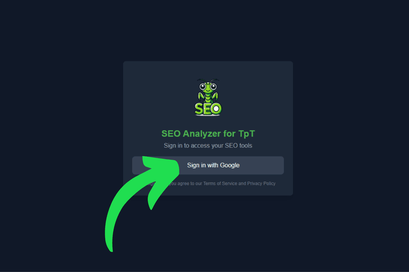 Screenshot of Google Sign In
